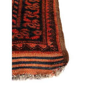 Kiaan Large Area Hand Knotted <b>Wool</b> Rugs <b>Red</b> Orange Geometric for Home 9x12 Rectangle Hallway Room Rug-Paem-75 Jaipur Rugs EU - Product Image 4