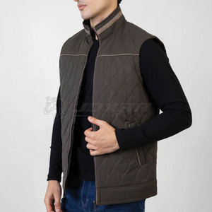 Chalecos de moda para hombre Chaqueta elegante sin mangas Fabricante OEM Chalecos para hombre Envío rápido a granel - Product Image 3