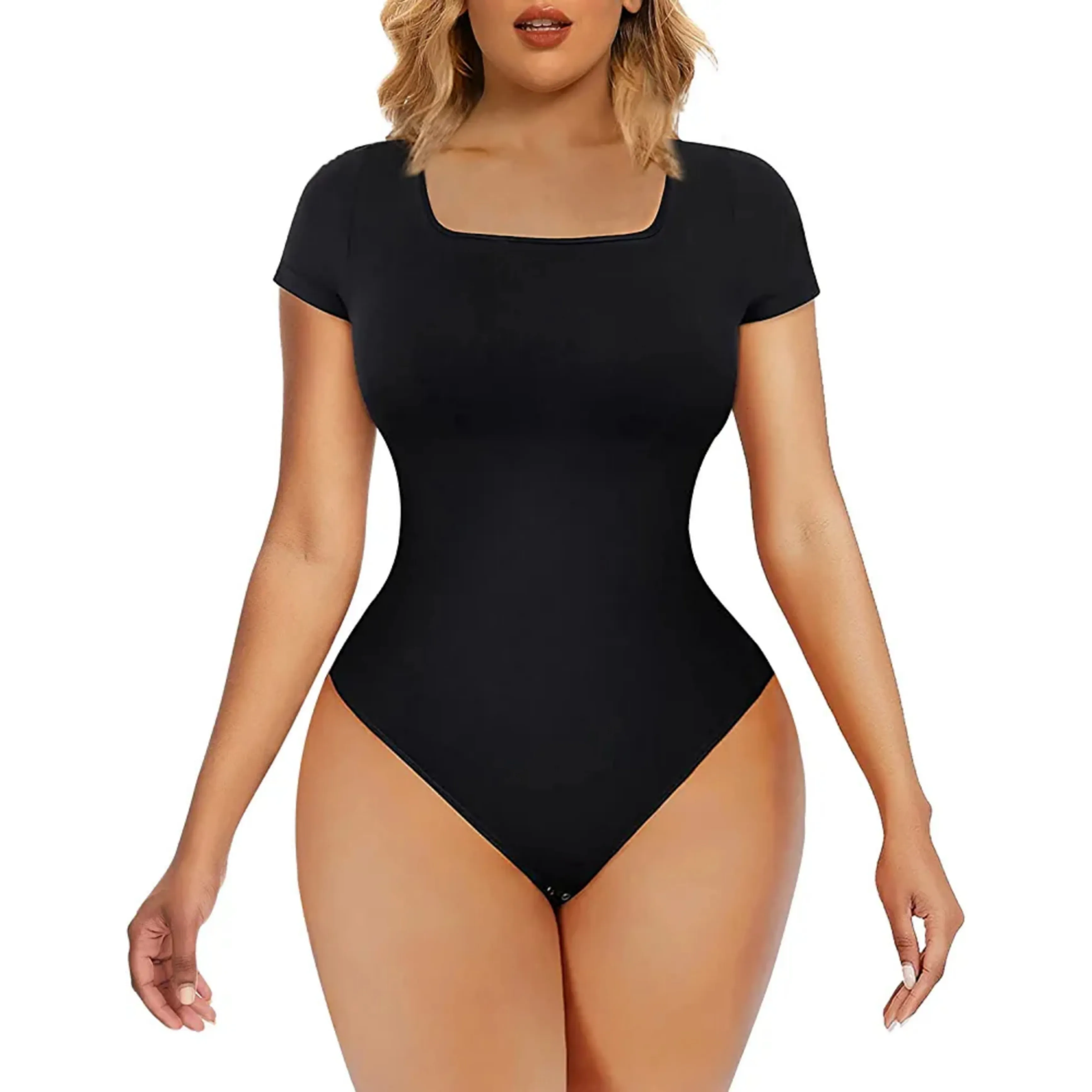 Seamless Short Sleeve Bodysuit for Women Tummy Control Shapewear Thong Sculpting Body Shaper Hot Selling Trend 2023