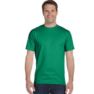 Mans 100% Ringspun algodón Camisetas cuello redondo manga corta con 100% algodón peinado camiseta personalizada - Product Image 1