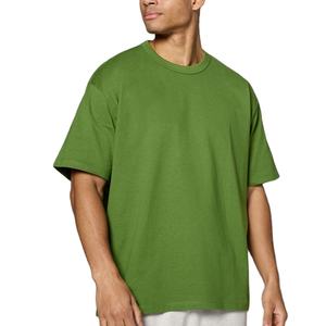 T-shirt Homme Grande Taille Uni Épaules Tombantes 220 g/m² Coupe Slim Sport Fitness à Bas Prix - Product Image 4