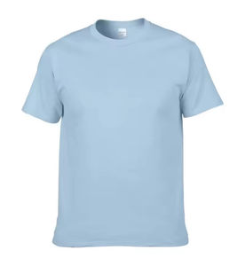 Factory Made Adult 100% Cotton <b>T</b>-<b>Shirt</b> Oversized Soft Crew <b>Neck</b> <b>High</b> Short Sleeve Solid Pattern 210 Gm US Size Casual <b>T</b> <b>shirt</b> - Product Image 1