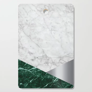 Cuisine de style luxe nouveau design fait à la main de qualité supérieure grand marbre avec impression en émail épissage coupe planches de service - Product Image 1