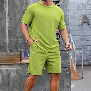 2025 nouveauté Logo personnalisé hommes de qualité supérieure costumes de sport décontracté été shorts et chemises marque privée à vendre - Product Image 6