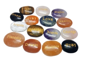 ล่าสุดที่มีคุณภาพสูงอัญมณีคำสร้างแรงบันดาลใจแกะสลักกังวลหินสำหรับการรักษาซื้อขายส่งจาก Amayra คริสตัลส่งออกอินเดีย - Product Image 4