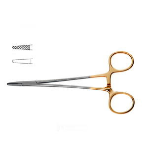 Pince porte-aiguille chirurgicale à long manche pour suture profonde des plaies porte-aiguille microchirurgical à pointe fine pour des procédures précises - Product Image 6