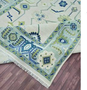 Haute qualité 12x15 Antique noué à la main Oushak laine tapis tailles traditionnelles coton matériel pour salon tapis ensembles exercice - Product Image 5