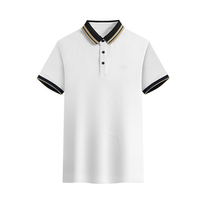 Camisa Polo de Manga Corta para Hombre, Diseño Casual Holgado con Botones, Color Sólido, Verano, Personalizable con Logotipo OEM - Product Image 6
