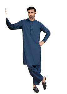 ชุดเสื้อผ้าผู้ชายสำหรับฤดูร้อน ตรา Tradeem Sports แบบสบายๆ ระบายอากาศได้ดี ผ้าแห้งเร็ว ไม่ยับ คุณภาพสูง สไตล์อินเดีย/ปากีสถาน - Product Image 2