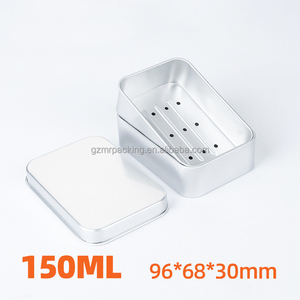 Vente d'usine argent carré en aluminium pot boîte en fer blanc peut pour <span class=keywords><strong>savon</strong></span> <span class=keywords><strong>voyage</strong></span> étain <span class=keywords><strong>porte</strong></span>-<span class=keywords><strong>savon</strong></span> boîte avec couvercle vide pots de <span class=keywords><strong>savon</strong></span> cosmétique - Product Image 6