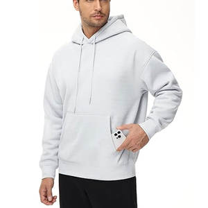 Streetwear de marque privée de qualité supérieure Pull uni vierge Sweats à capuche à poche kangourou Sweat à capuche à manches longues de marque privée Sweat à capuche de meilleure qualité - Product Image 4