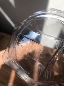 คุณภาพสูงขายร้อนเครื่องครัวในครัวเรือน HoReCa ทิ้ง 500cc สัตว์เลี้ยงบานพับฝาปิดรอบขนาดกลางสลัดผลไม้ชาม - Product Image 4