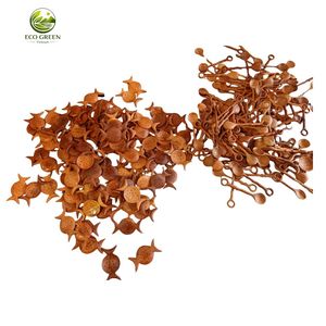 Cucharas de Madera en Forma de Abanico, Ecológicas, Minimalistas, con Baño de Oro Rosa, Mango Largo y Duradero, para Cocina, Campamento, Fiestas y Regalos - Product Image 5