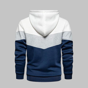 Fabrication conception personnalisée automne vente chaude hommes sweats à capuche décontracté 100% coton poche surdimensionné pull à capuche régulier - Product Image 2