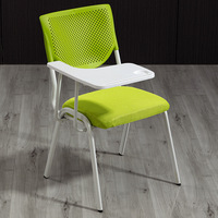 Chaise de conférence Offre Spéciale avec table d'écriture chaise de salle de conférence en tissu ergonomique chaise de formation scolaire multicolore