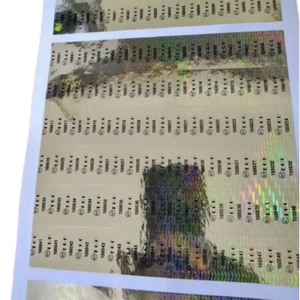 สติกเกอร์โฮโลแกรมกระดาษกาวพิมพ์ลายตามสั่ง สำหรับบรรจุภัณฑ์และการป้องกันแบรนด์ - Product Image 1