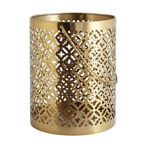 Venta caliente vela de Metal votiva titular negro acabado para el hogar boda Mesa Vela decorativa votiva hecha a mano a granel - Product Image 2