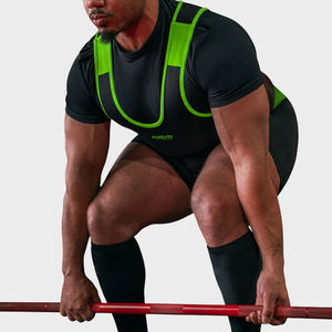 เสื้อกล้ามออกกำลังกายแบบสั่งทำขายดี คุณภาพสูง สำหรับเดดลิฟท์ สควอท พาวเวอร์ลิฟติ้ง และเวทลิฟติ้ง - Product Image 3