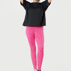 Custom Printed <b>Tummy</b> <b>Control</b> Capri for Women High Waist Workout Leggings With Smooth As Butter Custom Women Tights Pants - Product Image 6