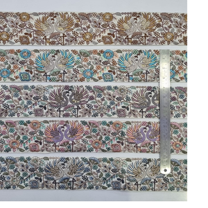 Rubans et lacets brodés à la machine en tissu net de bonne qualité en différents modèles et couleurs pour robes de mariée - Product Image 5