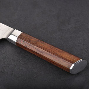 มีดตัดด้วยมือพร้อมด้ามจับไม้และปลอกหนังสำหรับใช้ในครัวงานแฮนด์เมดระดับพรีเมี่ยม - Product Image 5