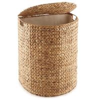 Panier à linge pliable multifonctionnel moderne et écologique en rotin, pour l'organisation et la décoration, artisanat de maison, livraison rapide