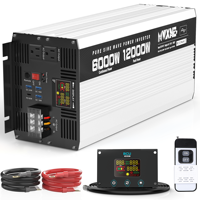 Convertisseur de puissance à onde sinusoïdale pure personnalisé 6000W 12000W DC 48V vers AC 110V 120V 220V 230V 240V 2000W