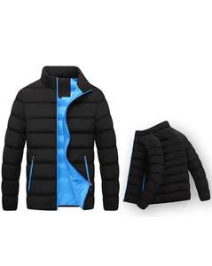 แจ็กเก็ตขนเป็ดมีฮู้ดสำหรับผู้ชายเสื้อแจ็คเก็ตแบบแห้งเร็วพร้อมผ้าสีคุณภาพดีสินค้าของตัวเอง - Product Image 5