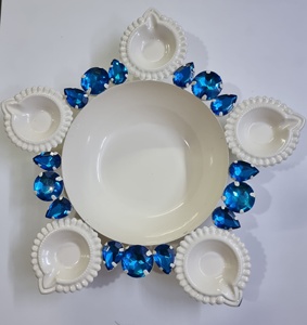 Diwali GOLD urli ชามสำหรับดอกไม้ลอยและเทียน - Product Image 1