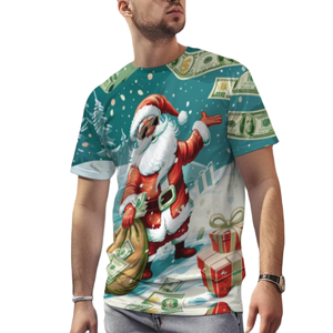 High Quality <b>Christmas</b> <b>T</b>-<b>Shirt</b> For <b>Men</b> Custom Logo Sublimation Print Winter <b>Christmas</b> Customizable <b>Christmas</b> <b>T</b> <b>Shirts</b> - Product Image 5