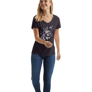 T-shirt à col en coton respirant solide au design personnalisé pour femmes de haute qualité à séchage rapide taux de gros été à manches courtes en plein air - Product Image 1