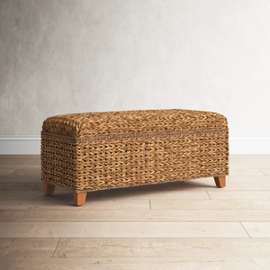 Coffre en jacinthe d'eau naturelle fait à la main paniers de rangement léger décoration de la maison coffre nouvel article fabriqué au Vietnam - Product Image 1