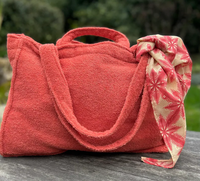 Sac à main éponge de grande capacité de luxe personnalisable sac de plage en éponge recyclé sac fourre-tout en tissu éponge pour les femmes