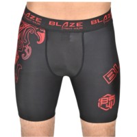 Shorts de compression personnalisés Blaze pour hommes, sublimation, écologiques, respirants, imperméables, pour entraînement BJJ, athlètes, course à pied