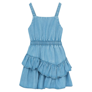 Vestido Habitual Kids Indigo con Volantes, Talla 12M, Blusas para Bebés - Product Image 1