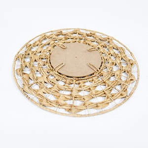 Artex Dong Thap, jacinto de agua natural florido, cuerda para colgar en la pared, espejo decorativo, respetuoso con el medio ambiente, bohemio, artículo elegante para sala de estar - Product Image 3