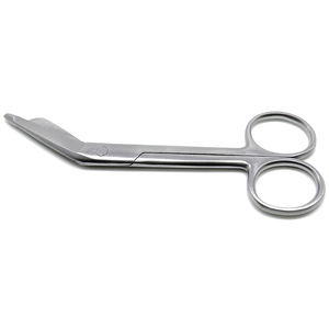 Knowles-Tijeras de vendaje de acero inoxidable alemán, vástago dentado en ángulo, 5,5" - Product Image 3