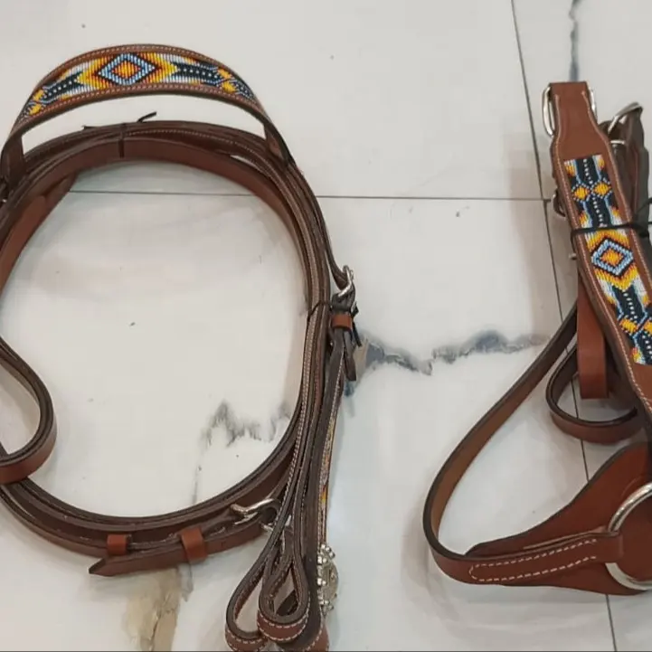 Best Selling Beaded Horse Riding Endurance set Multifunctional Martingale Bridle Reins Fully Adjustable Multicolor Ready to Ship
