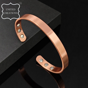 Brazalete de cobre puro para mujeres al por mayor, pulsera de cobre para hombres para aliviar el dolor, artritis reumática - Product Image 5