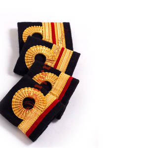 Customized Quality Wholesale Price Epaulettes Patces <b>Badge</b> of Ceremonial Use <b>Machine</b> Embroidery Shoulder Epaulette - Product Image 4