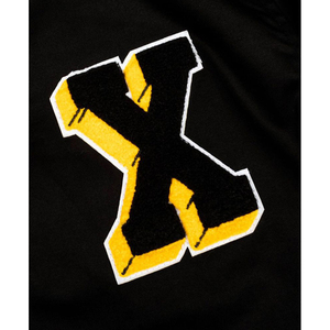 Leather Sleeve <b>Baseball</b> Letterman Varsity <b>Jacket</b> Custom Chenille Embroidery <b>for</b> <b>Men</b> Stand Casual Woven Winter <b>Jackets</b> - Product Image 3