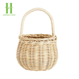 BEST SELLER Panier de rangement en rotin de style nordique en forme de champignon, boîte de rangement en peluche, boîte de rangement pour jouets d'enfants en provenance du Vietnam - Product Image 6