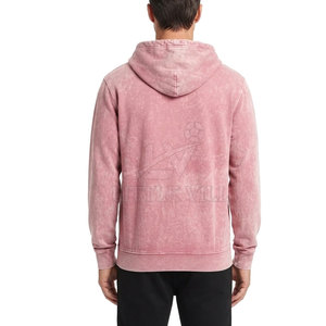 Sudadera con capucha informal para hombre, diseño de invierno con cremallera y lavado ácido, hombros caídos, manga larga, cómoda y suave para el día a día - Product Image 2