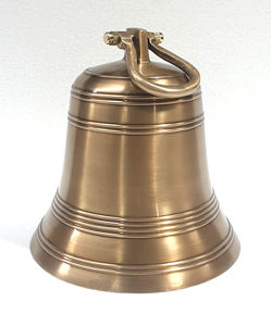 Campana Náutica Decorativa de Latón para Colgar en la Pared o en la Puerta, que Agrega un Toque Marítimo al Espacio - Product Image 1