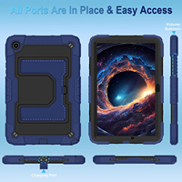 Étui de tablette en silicone PC antichute avec support double angle pour Samsung Galaxy Tab A11 8,7 pouces 2025 A9 8,7 pouces 2023 – Vente en gros