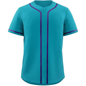 Tackle Twill Softball Jersey Chemise de baseball personnalisée Sublimation Bouton complet Broderie Nom de l'équipe Numéro Maille à séchage rapide - Product Image 4