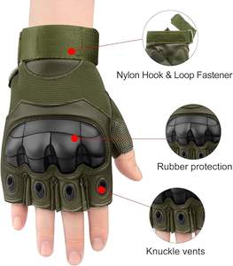 Guantes duros tácticos personalizados de alta protección para deportes al aire libre y seguridad en el trabajo pesado - Product Image 2