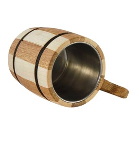Tasse à café en bois Design produit à chaud nouvelle tasse à bière et à café en bois d'acacia élégante artisanat à bas prix - Product Image 1