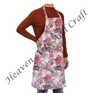 Offre Spéciale 100% coton toile épaisse poche coton toile tablier Logo personnalisé conception impression cuisine Promotion tablier cuisine - Product Image 2