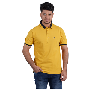 เสื้อโปโลสำหรับผู้ชายเสื้อแบรนด์แบบเข้ารูปทำจากผ้าฝ้าย100% สั่งทำได้ - Product Image 2